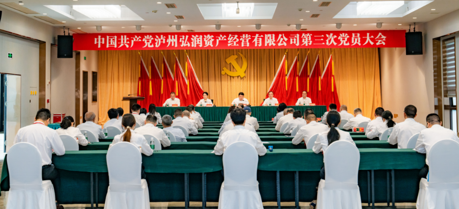 中國(guó)共產(chǎn)黨瀘州弘潤(rùn)資產(chǎn)經(jīng)營(yíng)有限公司 第三次黨員大會(huì)順利召開