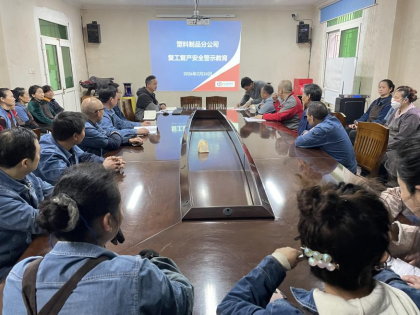 弘润塑料分公司 扎实开展复工复产“七个一”工作